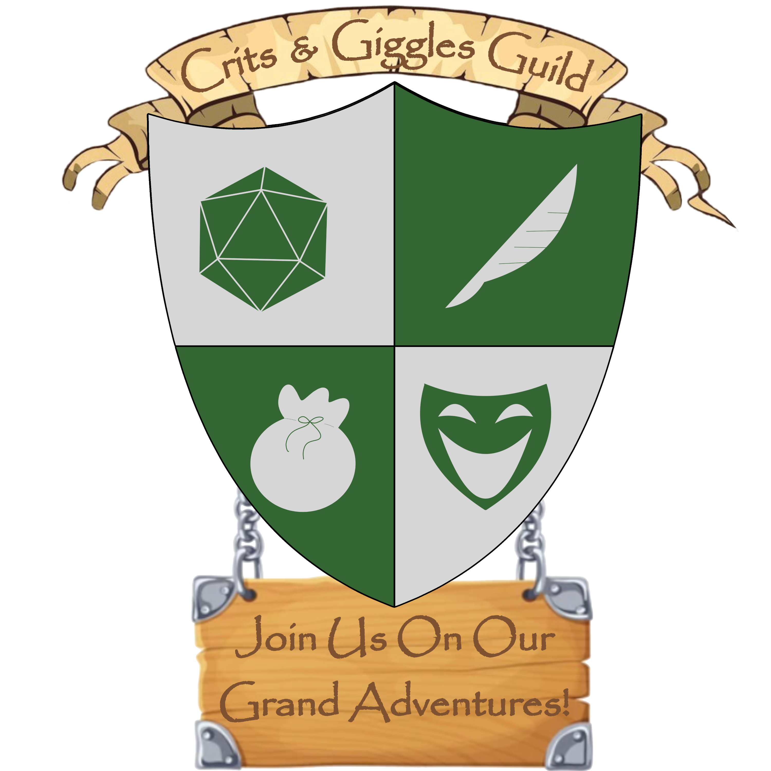 Crits & Giggles Guild Logo